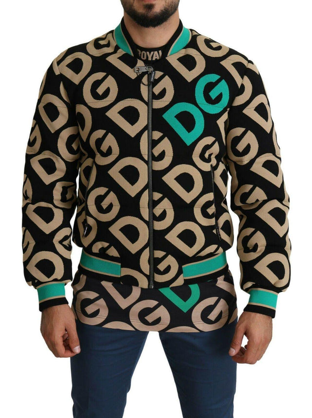Dolce & Gabbana Multicolor DGMILLENNIALS Logo Print Jacket - Hilstor