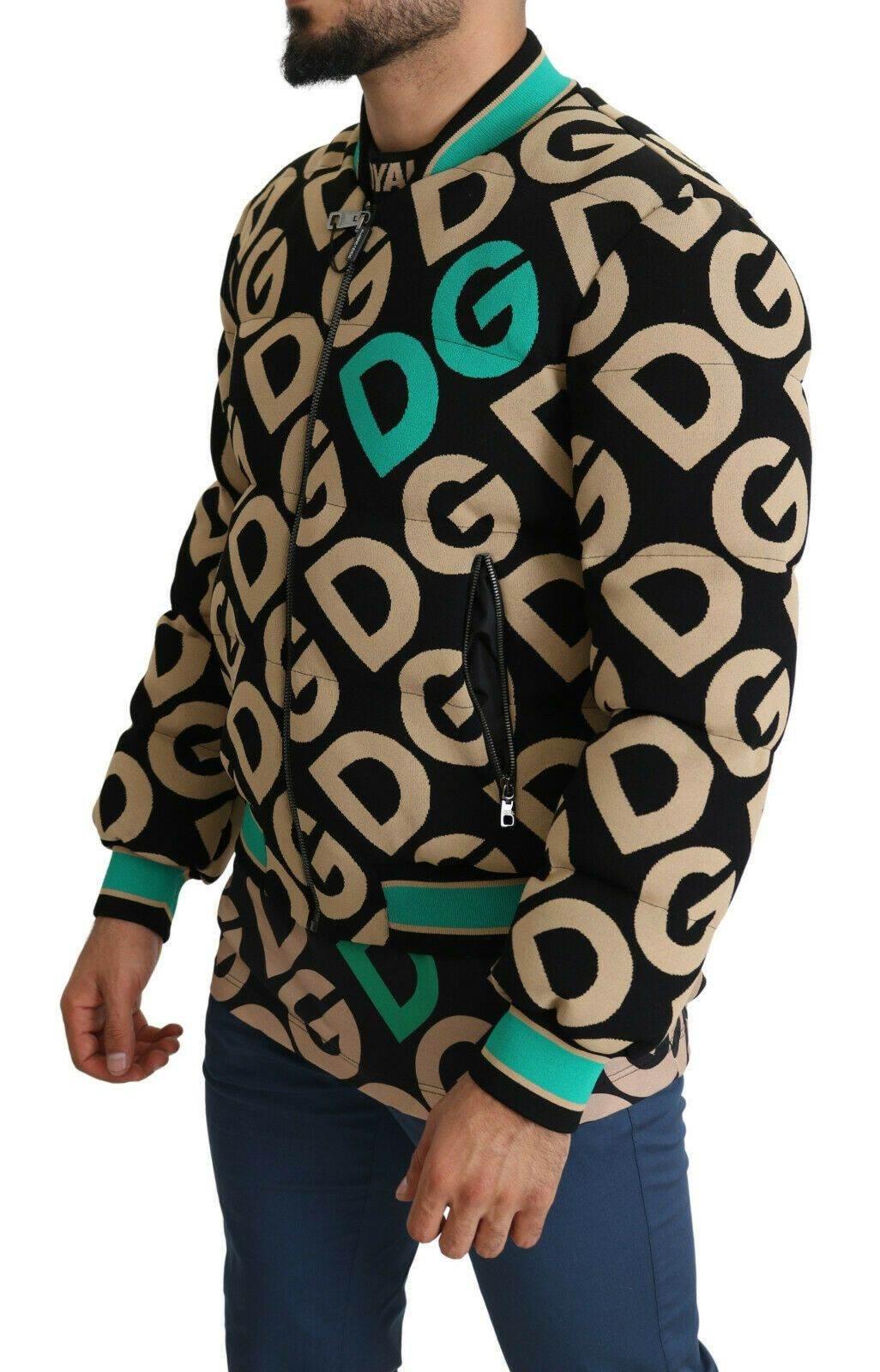 Dolce & Gabbana Multicolor DGMILLENNIALS Logo Print Jacket - Hilstor