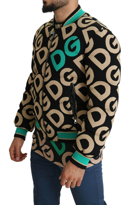 Dolce & Gabbana Multicolor DGMILLENNIALS Logo Print Jacket - Hilstor