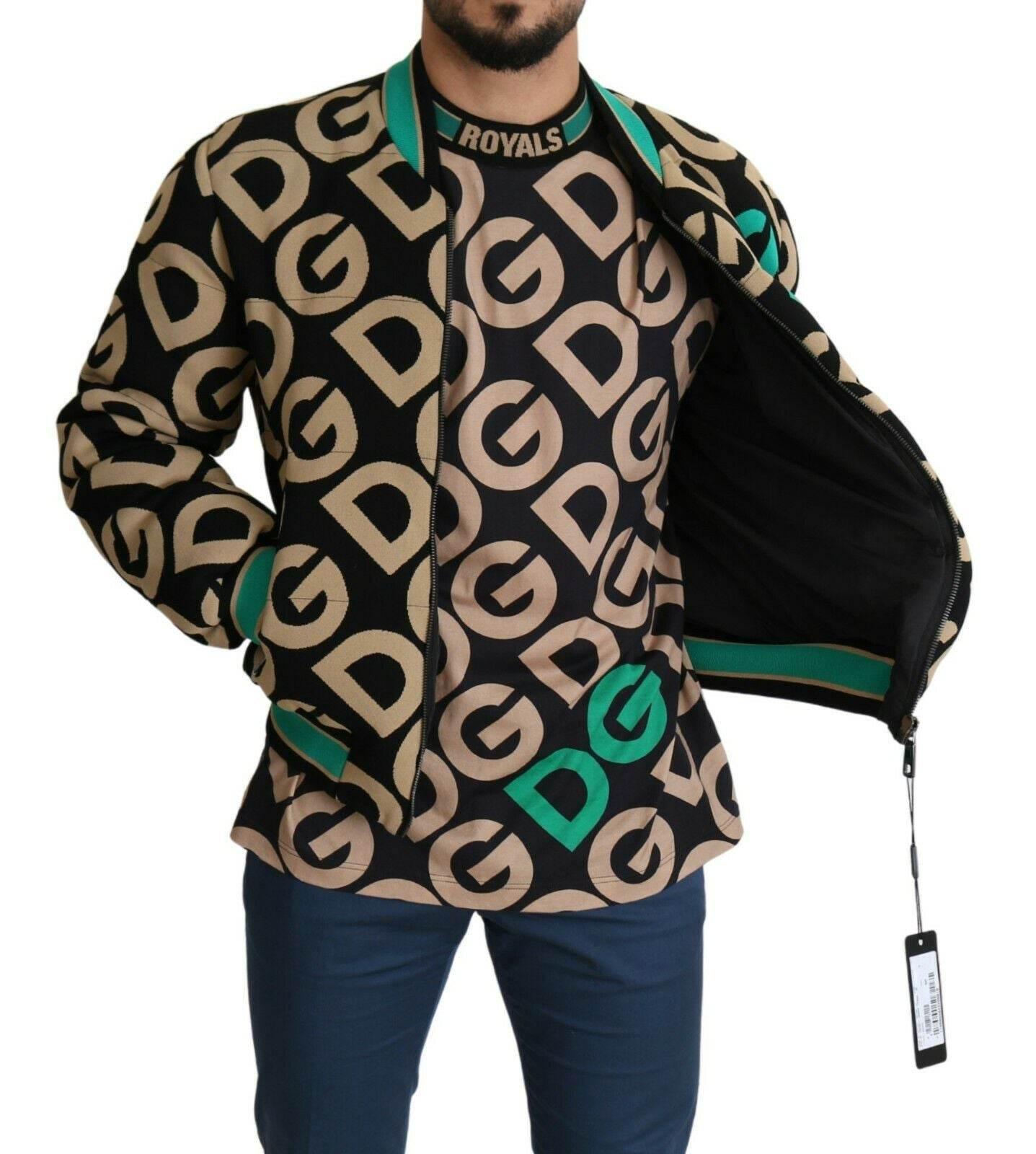 Dolce & Gabbana Multicolor DGMILLENNIALS Logo Print Jacket - Hilstor