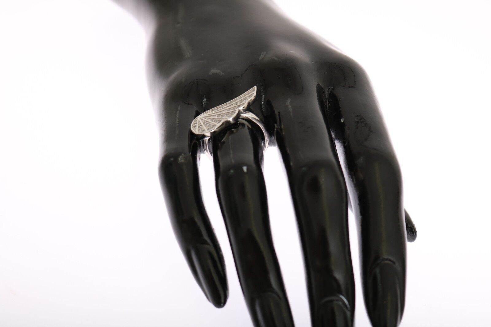 Nialaya Elegant Sterling Silver CZ Crystal Ring - Hilstor