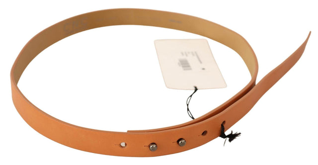 Costume National Chic Orange Leather Fashion Belt - Hilstor