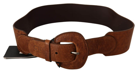 Costume National Elegant Brown Leather Fashion Belt - Hilstor