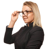 Tod's Chic Brown Round Full-Rim Women's Glasses - Hilstor