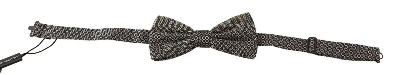 Dolce & Gabbana Elegant Multicolor Silk Bow Tie - Hilstor