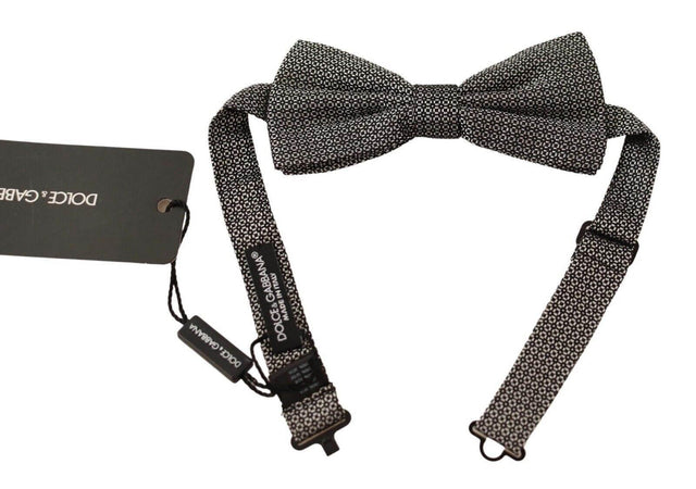 Dolce & Gabbana Elegant Multicolor Silk Bow Tie - Hilstor