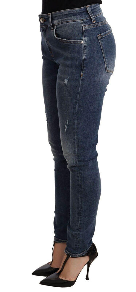 Dolce & Gabbana Blue Wash Skinny Denim Cotton Stretch Jeans - Hilstor
