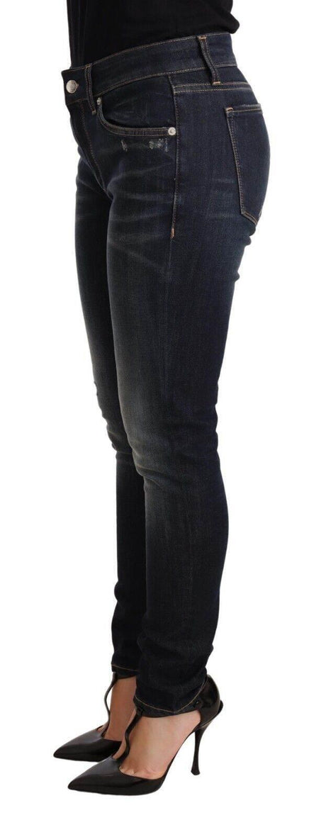 Dolce & Gabbana Blue Wash Slim Skinny Denim Cotton Stretch Jeans - Hilstor