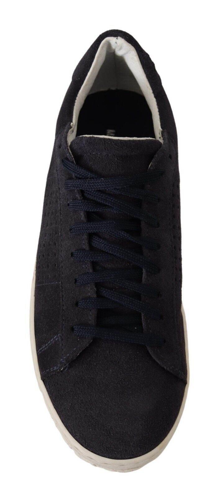 La Scarpa Italiana Elegant Suede Low Top Sneakers - Hilstor