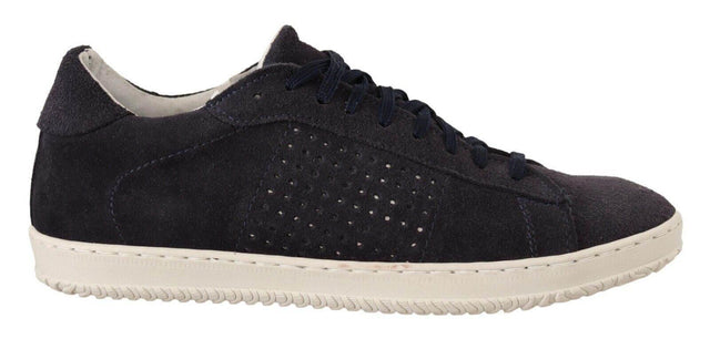 La Scarpa Italiana Elegant Suede Low Top Sneakers - Hilstor