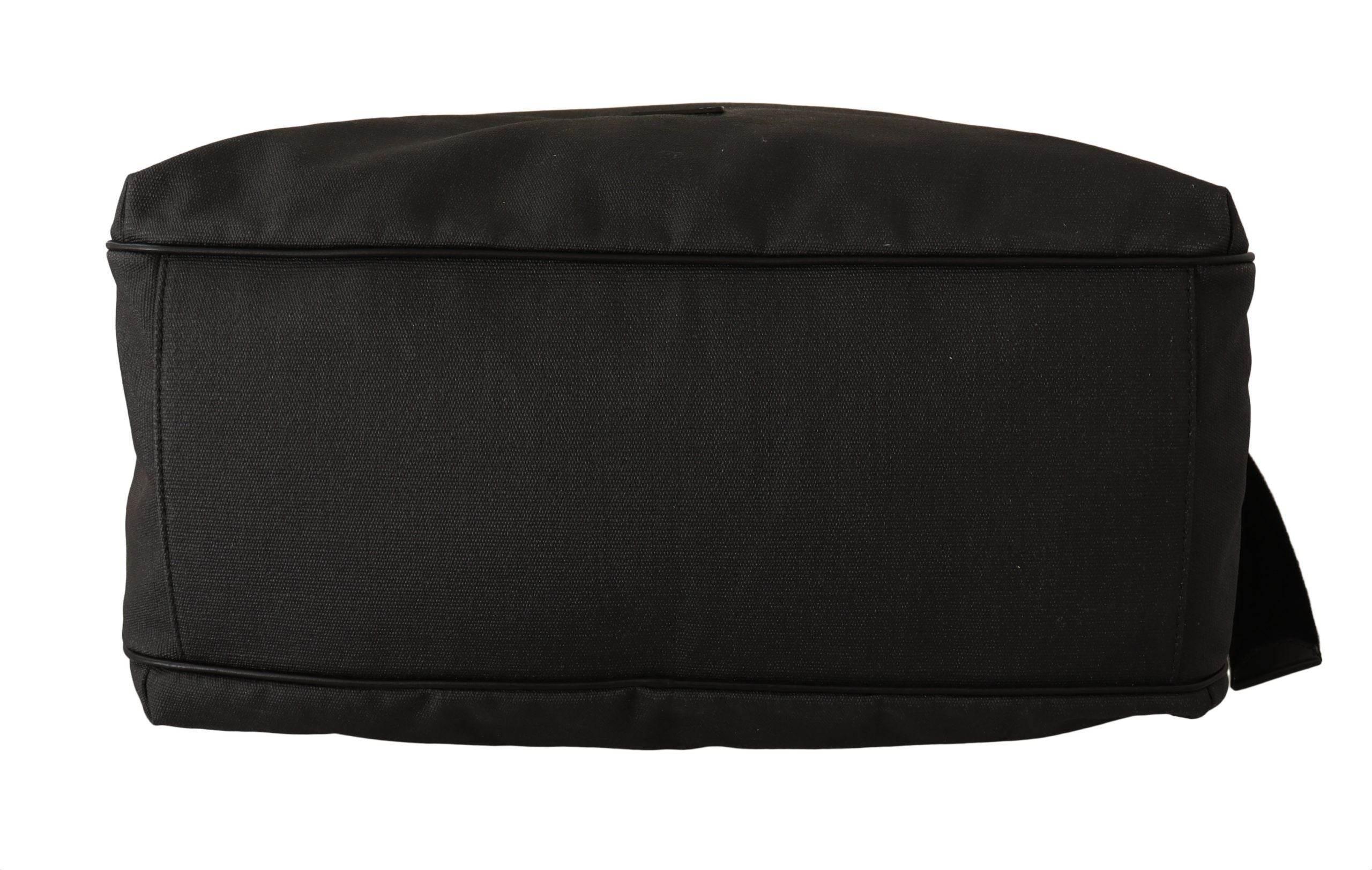 Dolce & Gabbana Elegant Men's Denim & Leather Messenger Bag - Hilstor