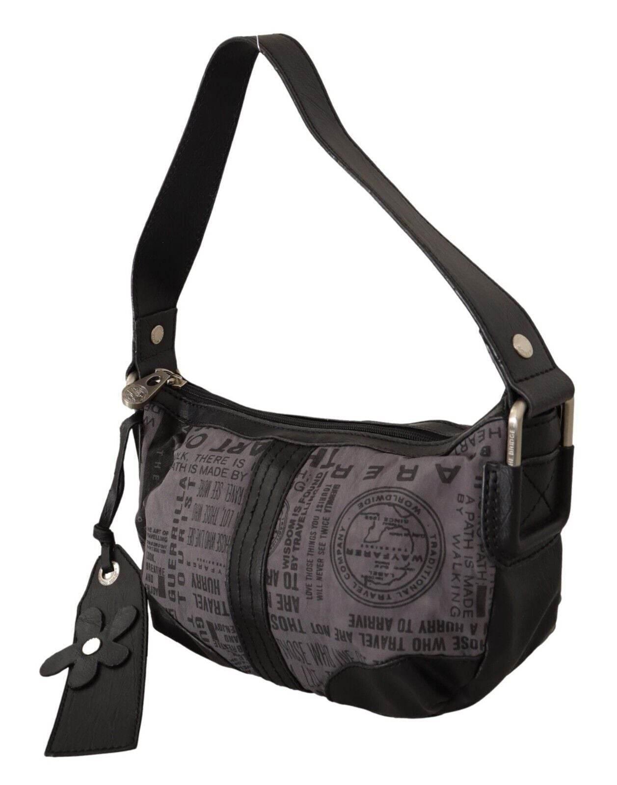 WAYFARER Chic Gray Fabric Shoulder Handbag - Hilstor