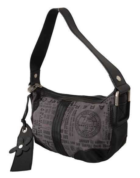 WAYFARER Chic Gray Fabric Shoulder Handbag - Hilstor