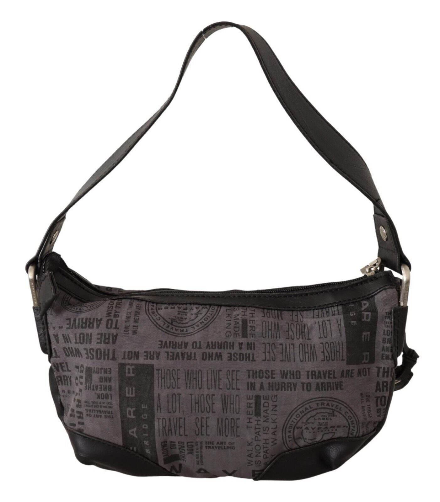 WAYFARER Chic Gray Fabric Shoulder Handbag - Hilstor