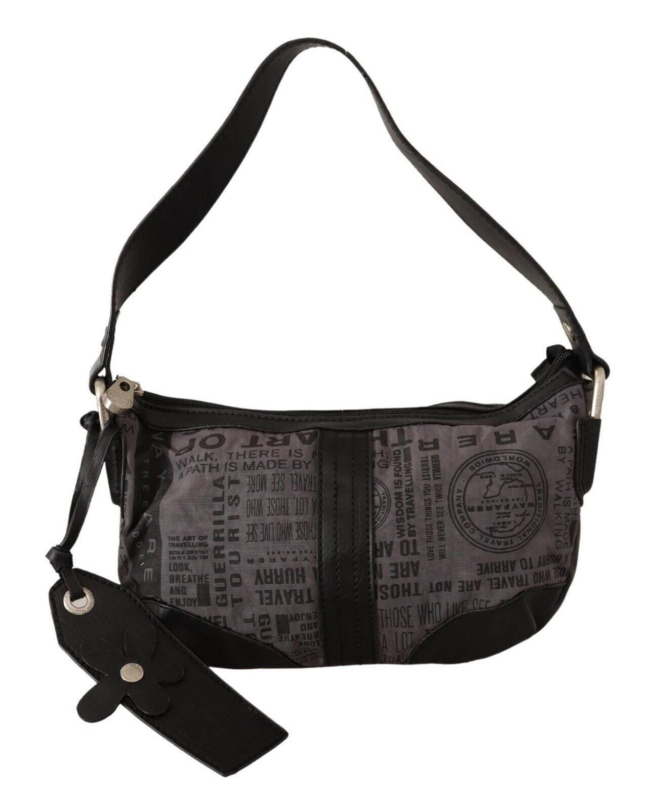 WAYFARER Chic Gray Fabric Shoulder Handbag - Hilstor