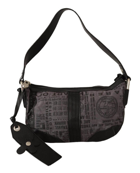 WAYFARER Chic Gray Fabric Shoulder Handbag - Hilstor