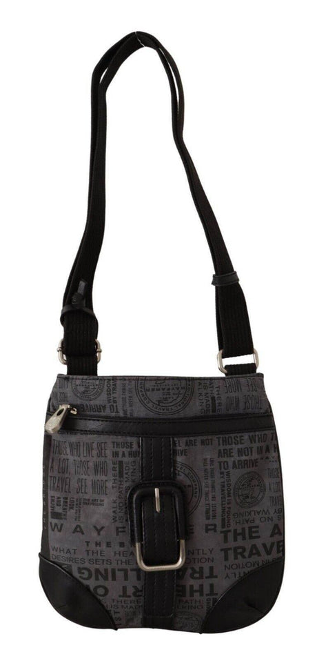 WAYFARER Chic Gray Fabric Crossbody Bag - Hilstor