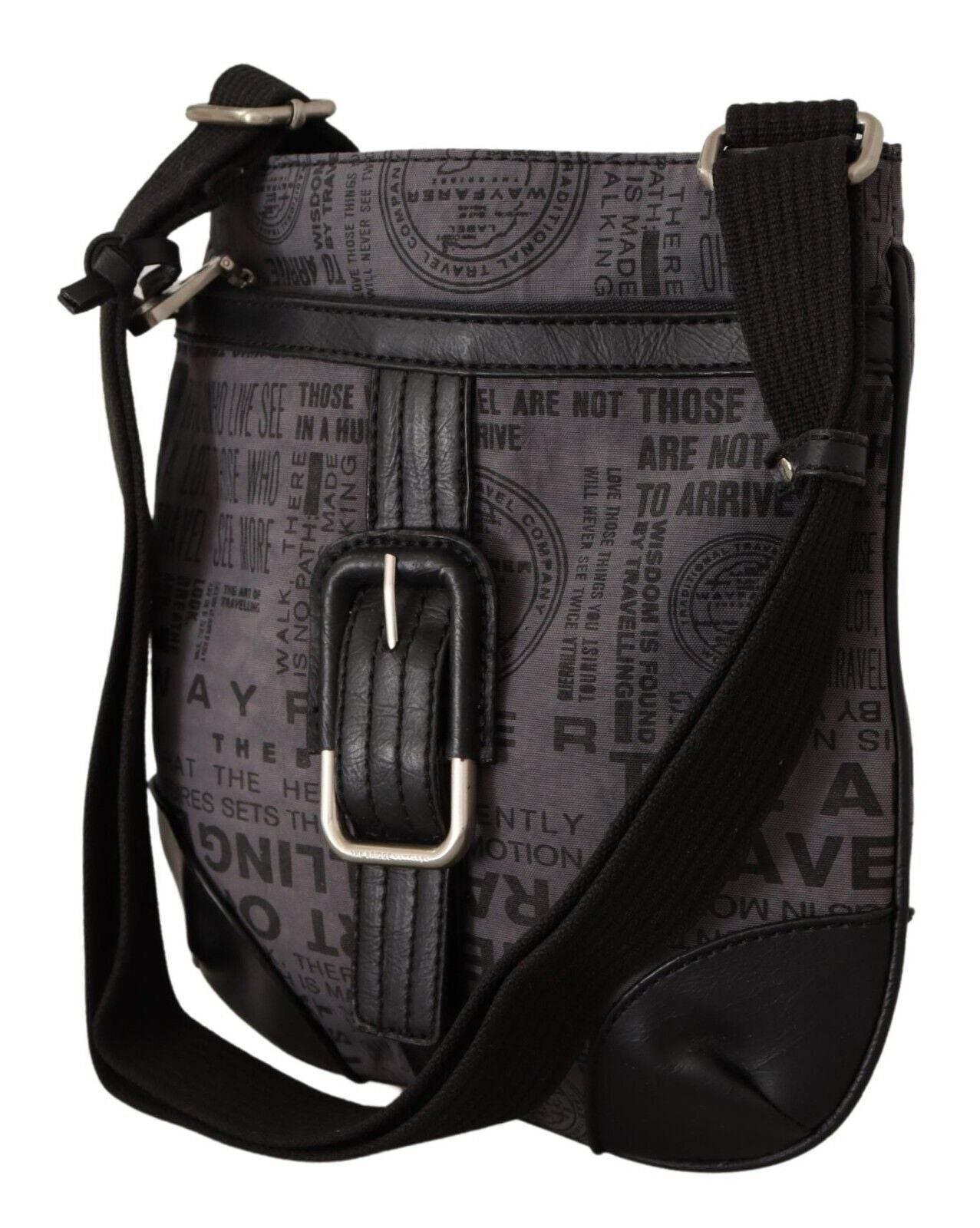 WAYFARER Chic Gray Fabric Crossbody Bag - Hilstor