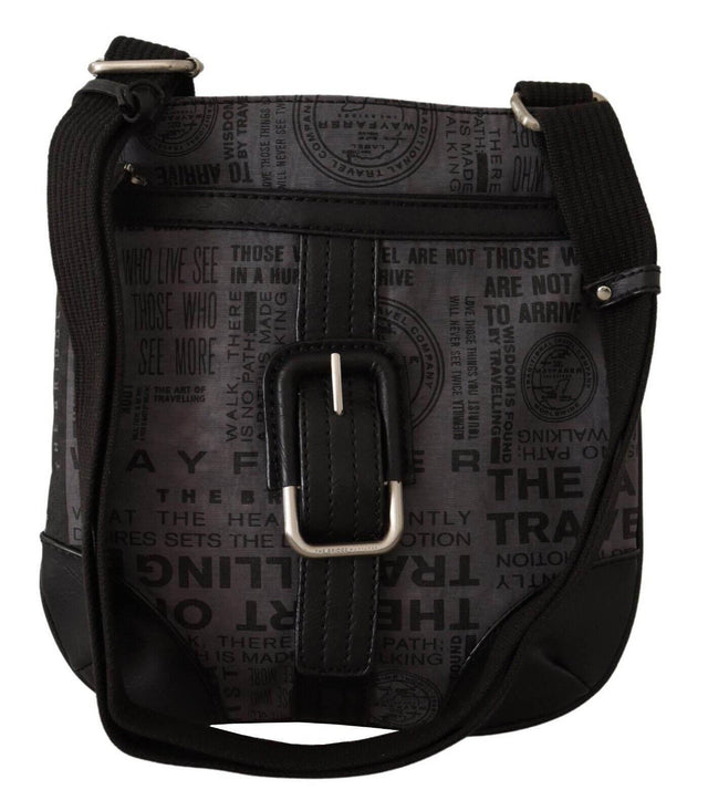 WAYFARER Chic Gray Fabric Crossbody Bag - Hilstor