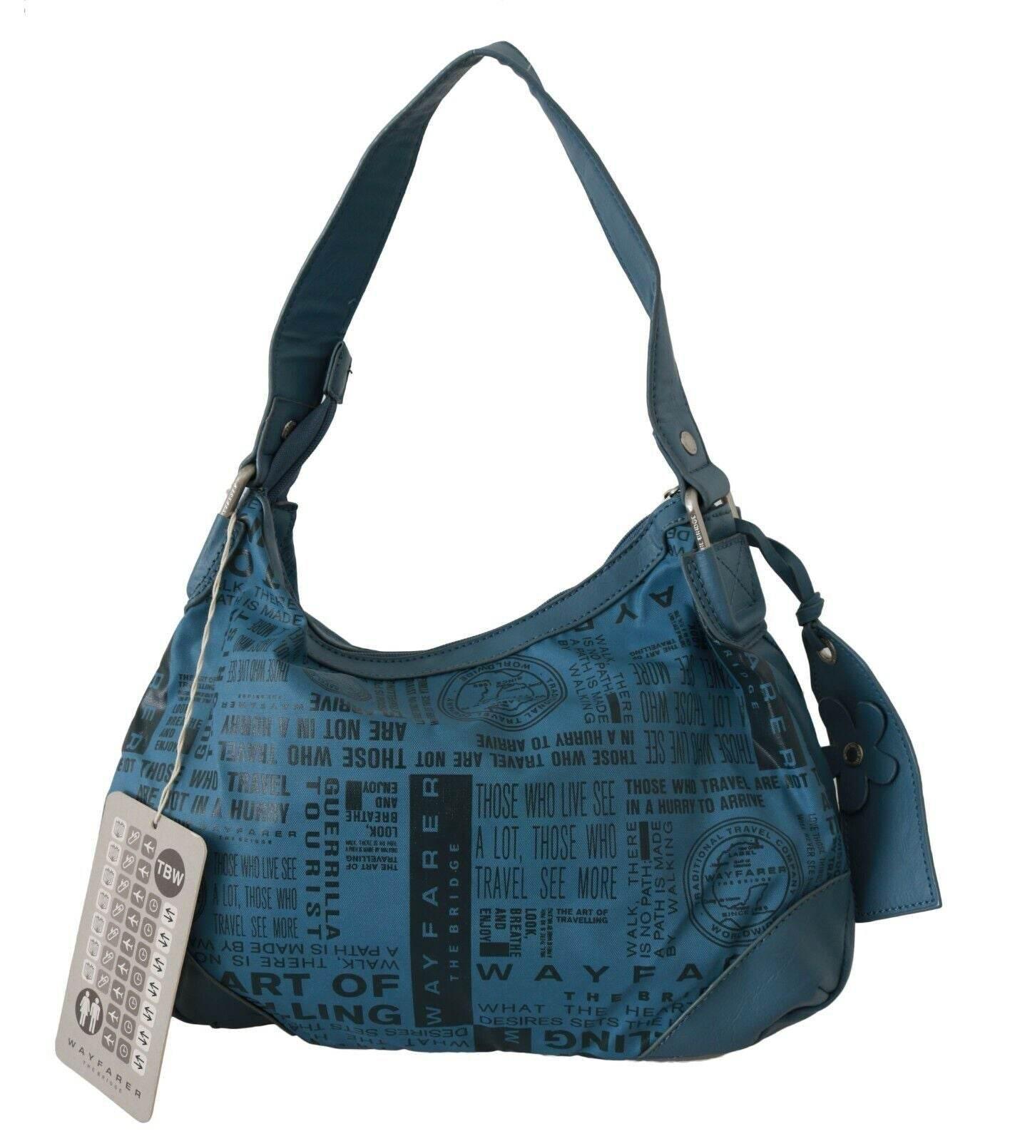 WAYFARER Chic Blue Fabric Shoulder Bag - Perfect for Everyday Elegance - Hilstor