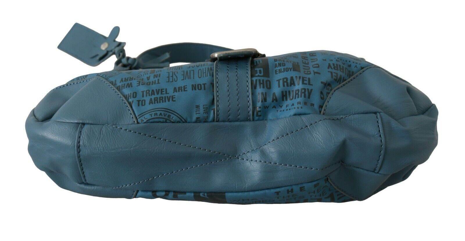 WAYFARER Chic Blue Fabric Shoulder Bag - Perfect for Everyday Elegance - Hilstor