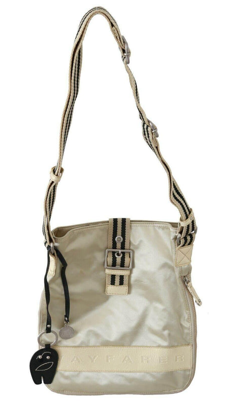 WAYFARER Chic Beige Fabric Handbag - Hilstor