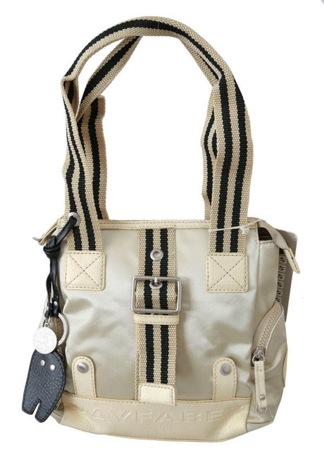 WAYFARER Chic Beige Fabric Handbag - Hilstor