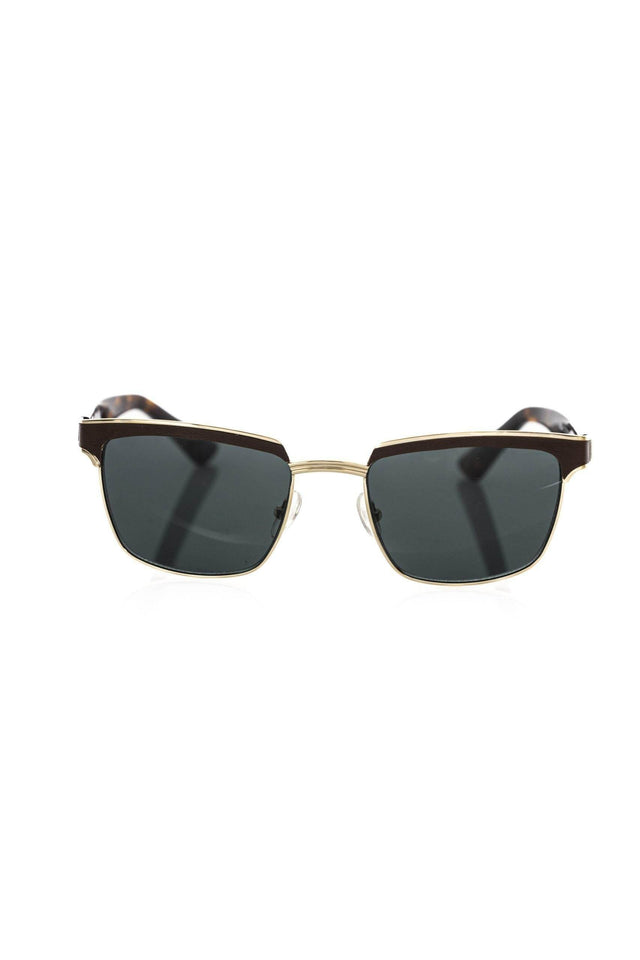 Frankie Morello Brown Metallic Men's Sunglass - Hilstor