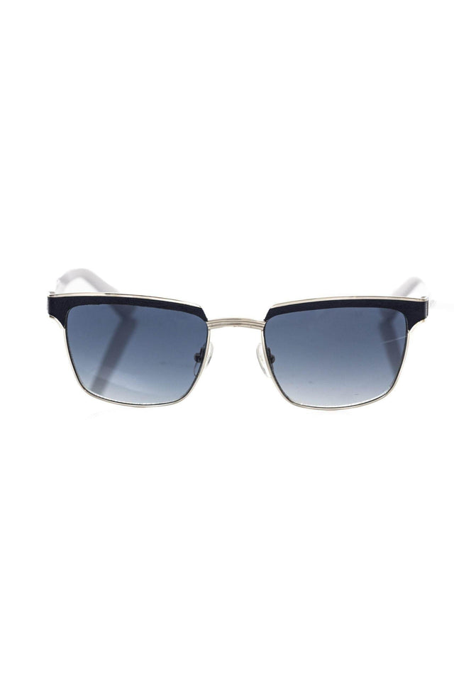 Frankie Morello Black Metallic Men Sunglass - Hilstor