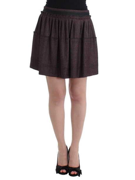 GF Ferre Chic Purple Mini Skirt for Elegant Evenings - Hilstor