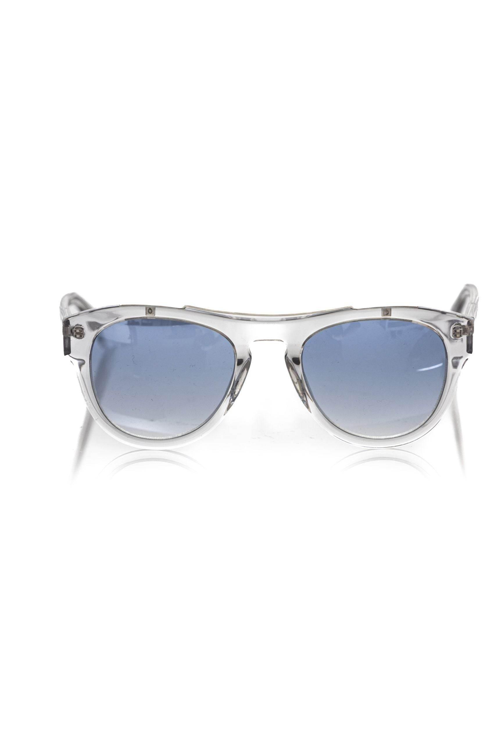 Frankie Morello White Acetate Men Sunglass - Hilstor