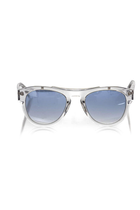 Frankie Morello White Acetate Men Sunglass - Hilstor