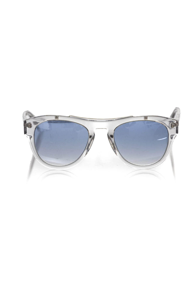 Frankie Morello White Acetate Men Sunglass - Hilstor
