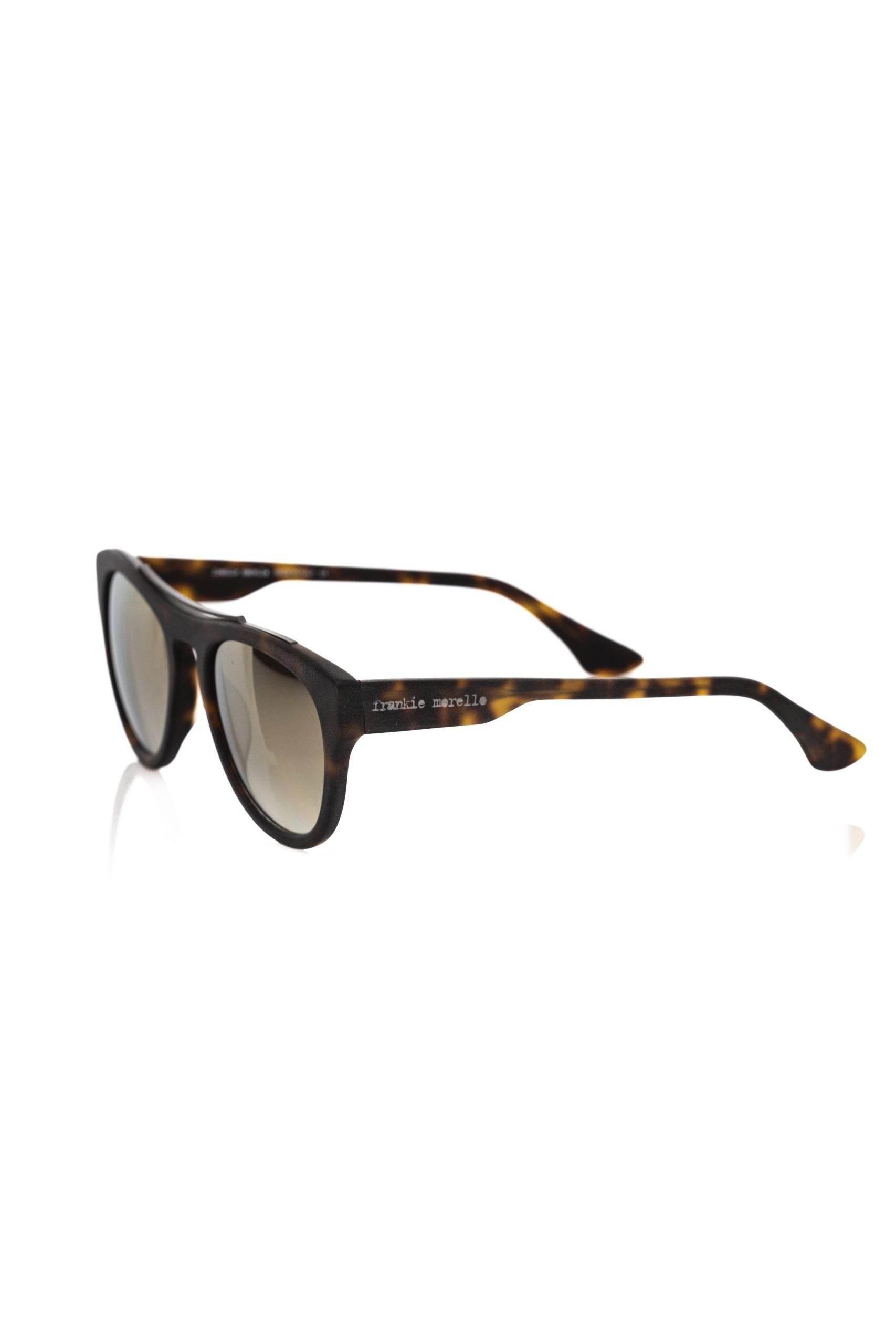 Frankie Morello Brown Acetate Men Sunglass - Hilstor
