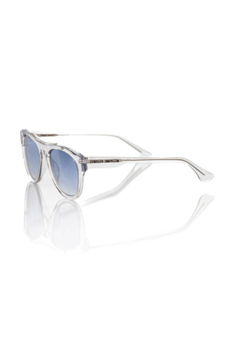 Frankie Morello White Acetate Men Sunglass - Hilstor