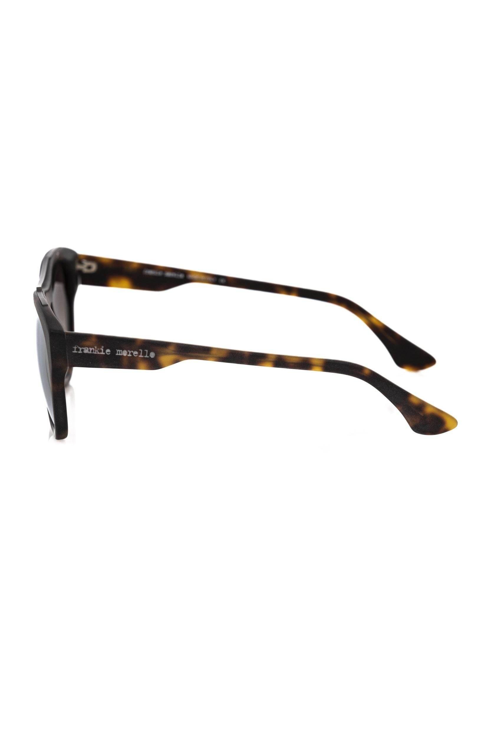 Frankie Morello Brown Acetate Men Sunglass - Hilstor