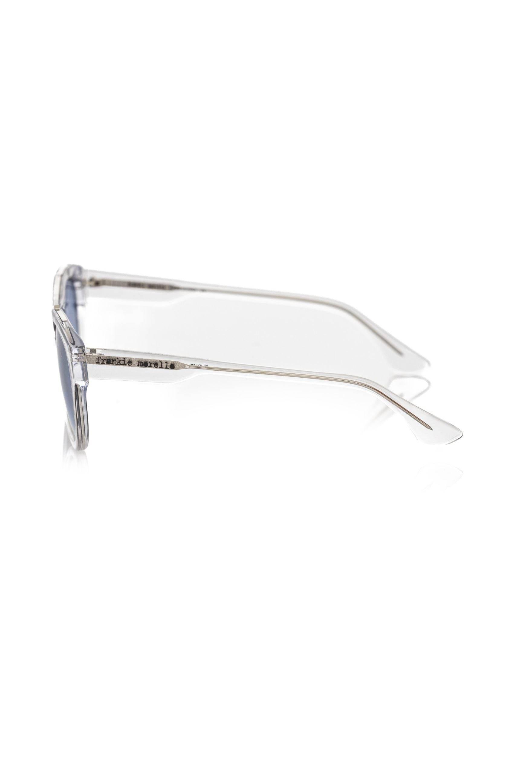 Frankie Morello White Acetate Men Sunglass - Hilstor