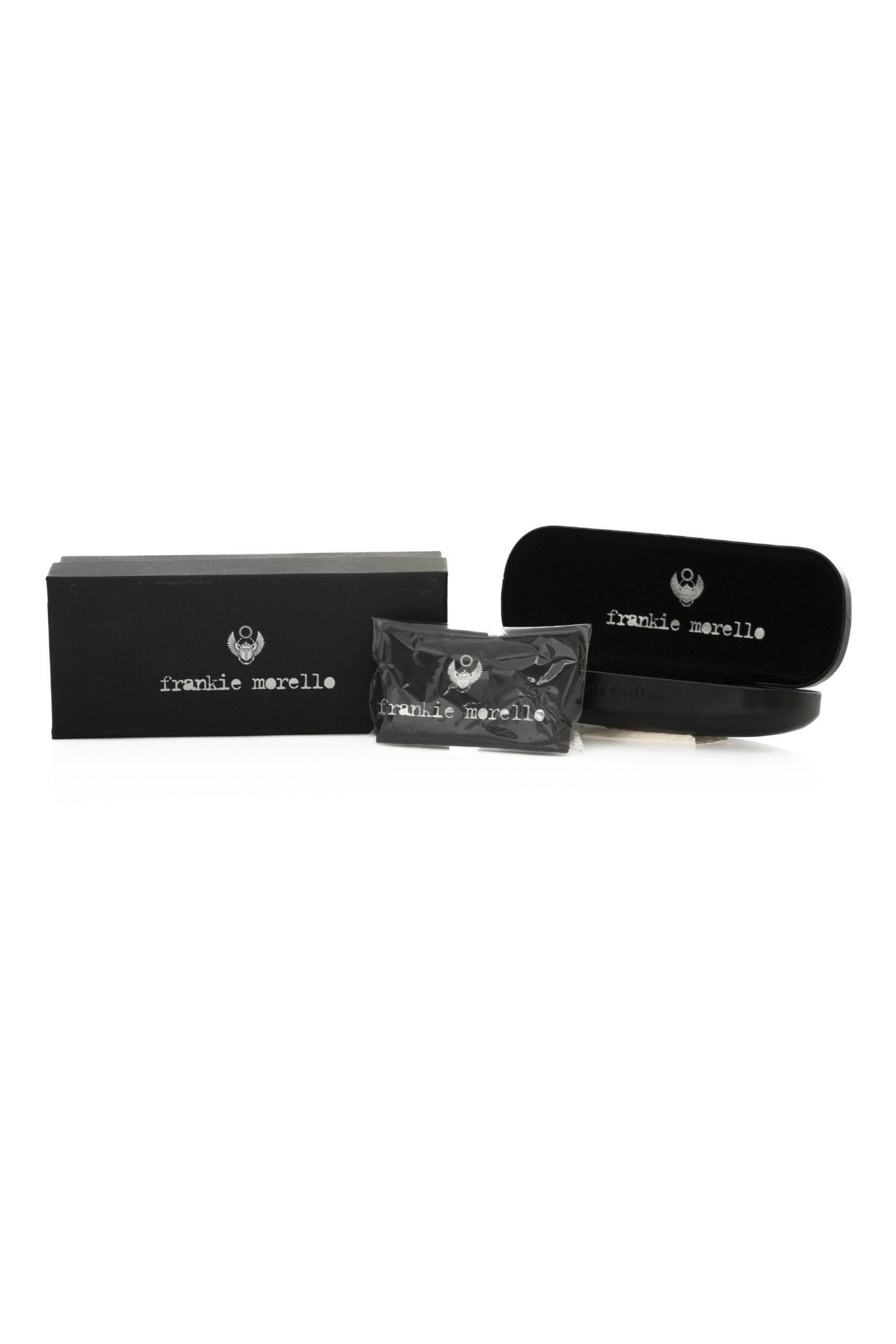 Frankie Morello Black Metallic Men Sunglass - Hilstor