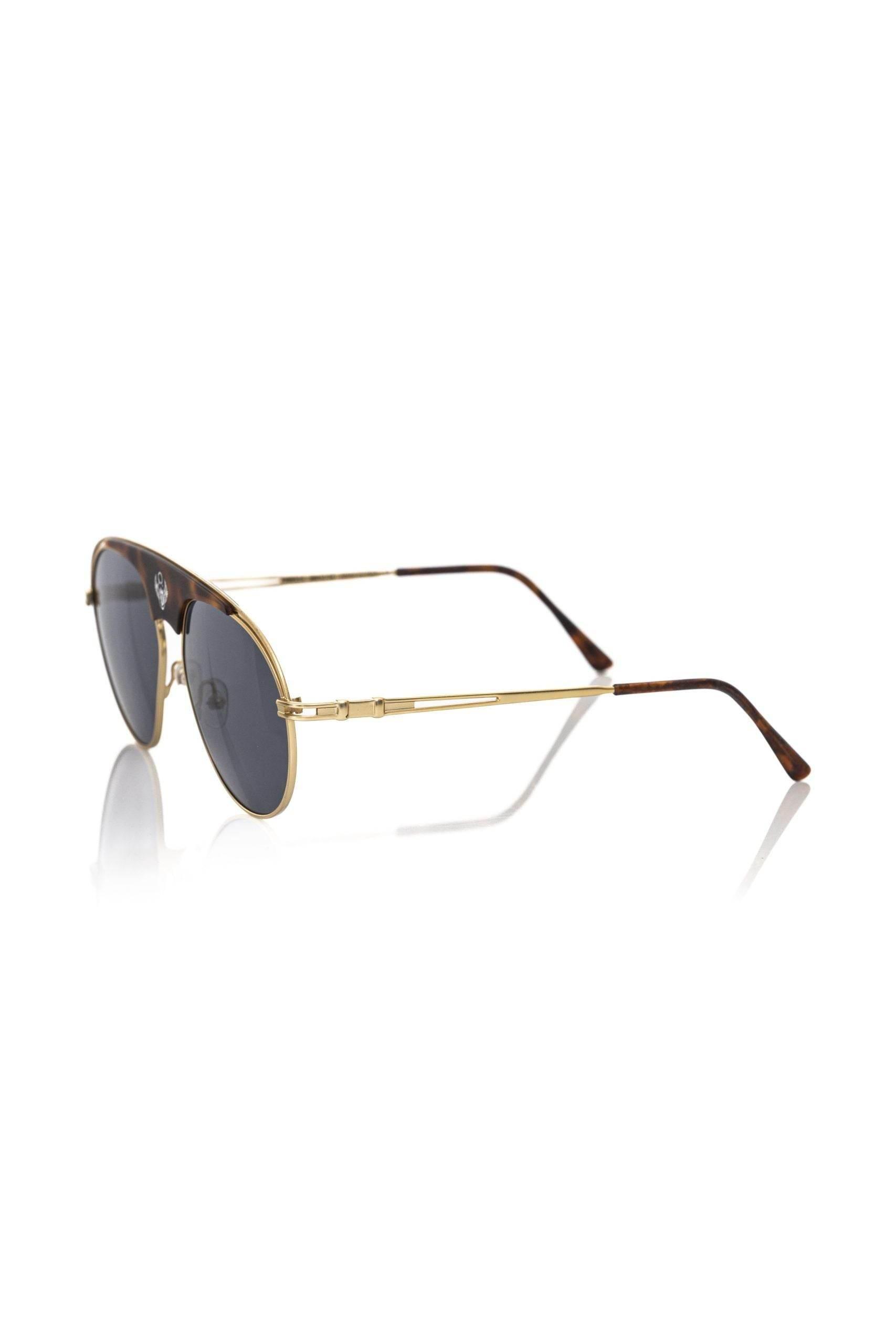 Frankie Morello Brown Metallic Sunglass for Men - Hilstor