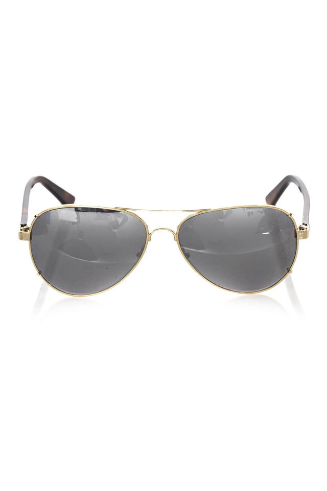 Frankie Morello Gold Metallic Fiber Men's Sunglass - Hilstor