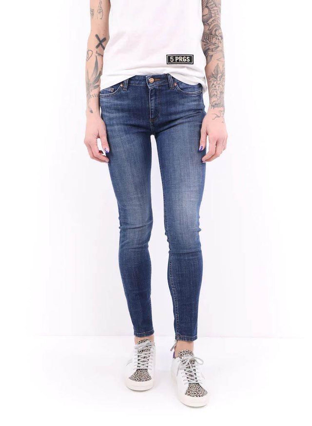 Don The Fuller Blue Cotton Women Jeans - Hilstor