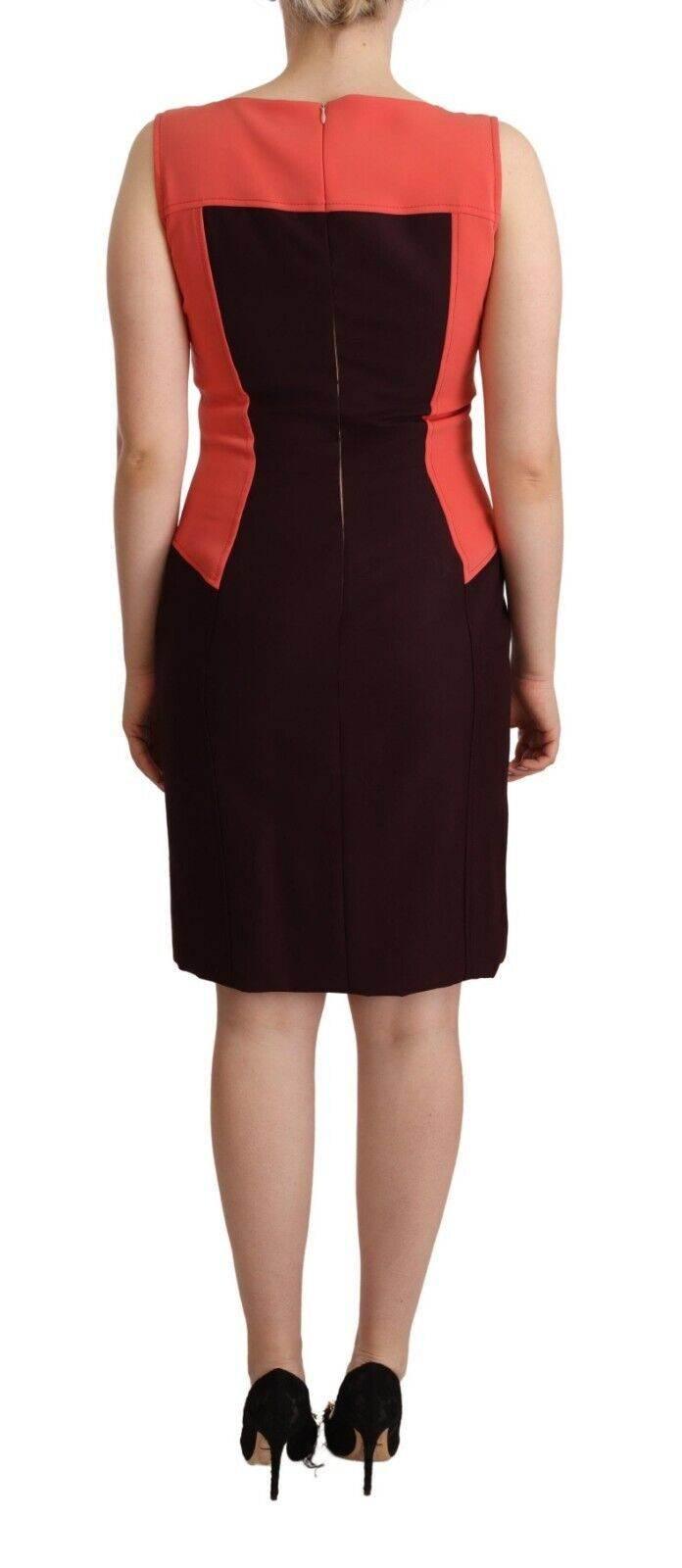 CO|TE Multicolor Polyester Sleeveless Sheath Knee Length Dress - Hilstor