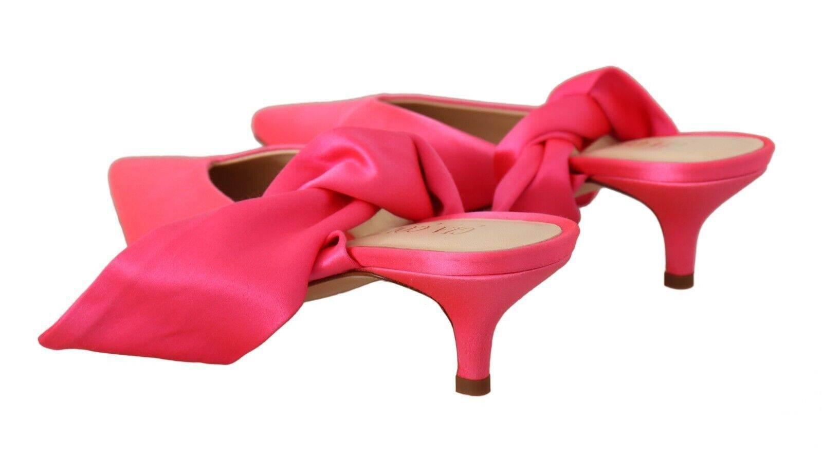 GIA COUTURE Chic Pink Kitten Heels for Elegant Evenings - Hilstor