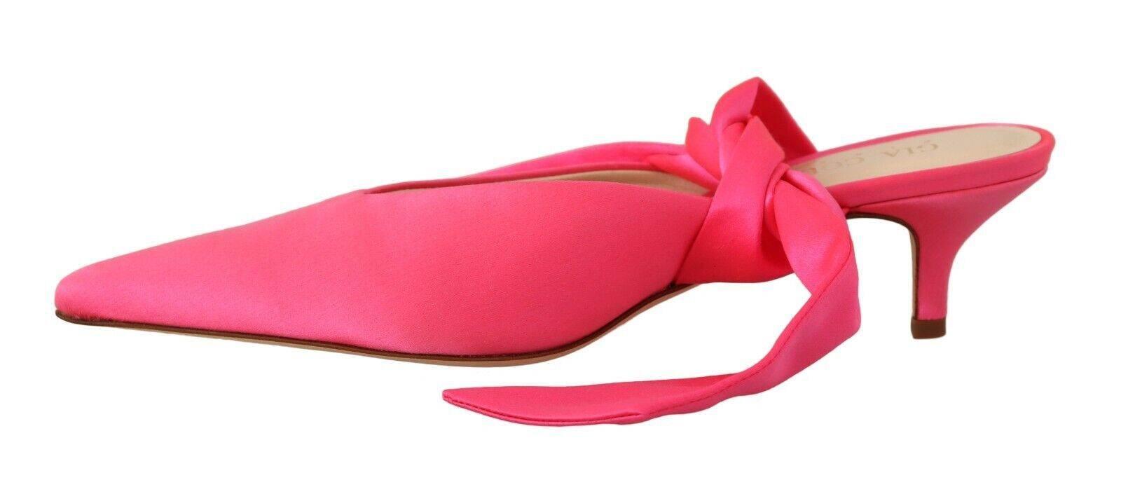 GIA COUTURE Chic Pink Kitten Heels for Elegant Evenings - Hilstor