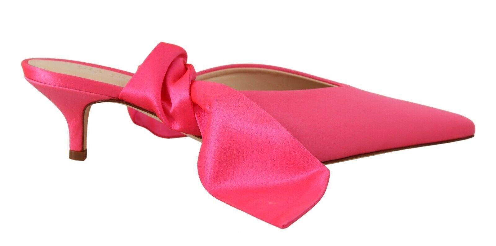 GIA COUTURE Chic Pink Kitten Heels for Elegant Evenings - Hilstor
