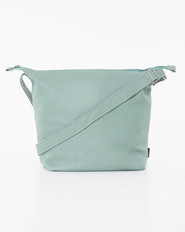Suvi XS Shoulder Bag – Sea Blue, Handmade & Eco-Friendly, Made in Europe | Compact & Unique Design - Hilstor