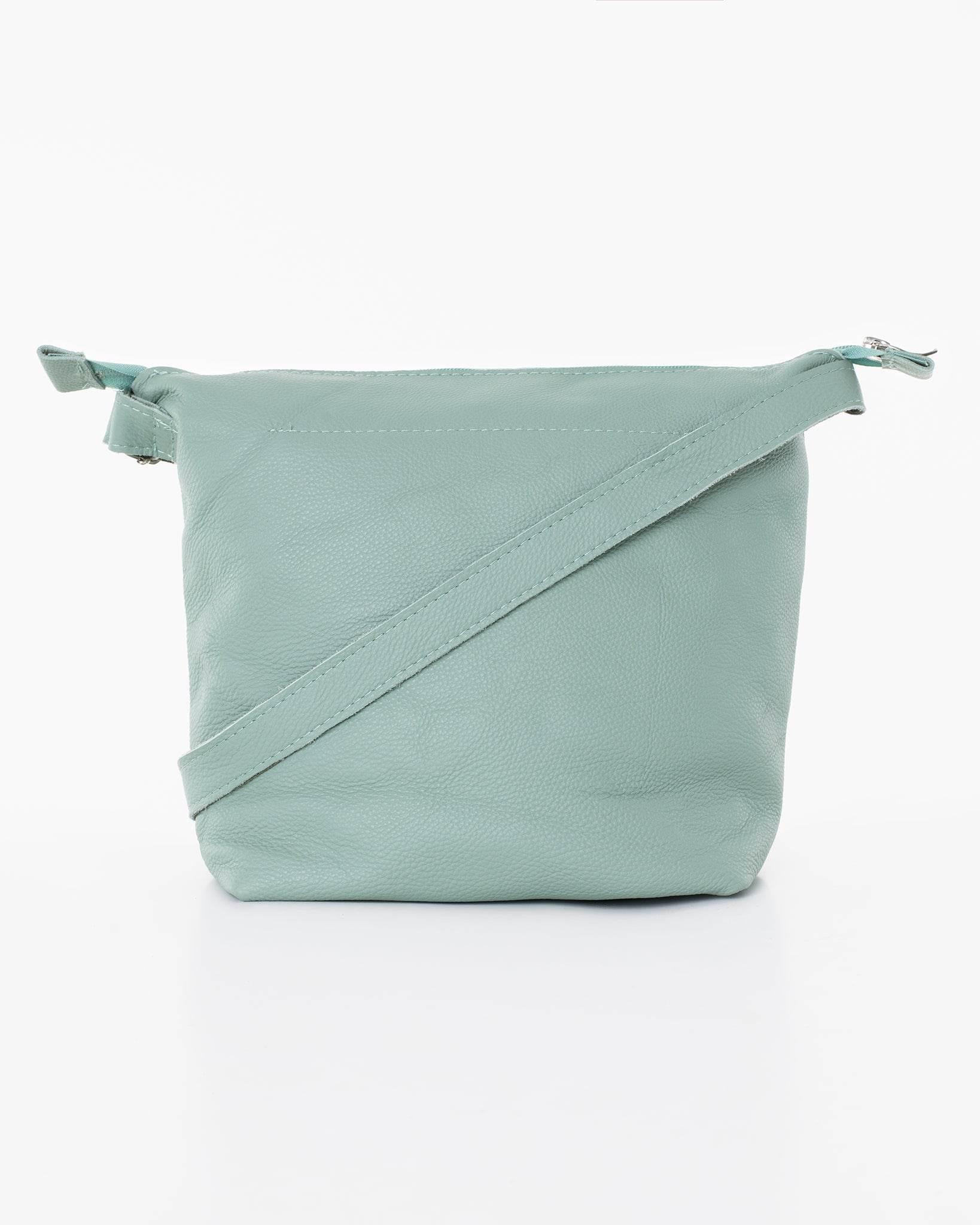 Suvi XS Shoulder Bag – Sea Blue, Handmade & Eco-Friendly, Made in Europe | Compact & Unique Design - Hilstor