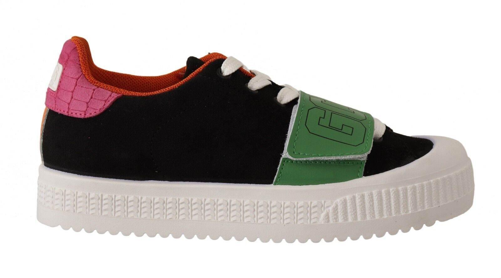GCDS Stylish Multicolor Low Top Lace-Up Sneakers - Hilstor