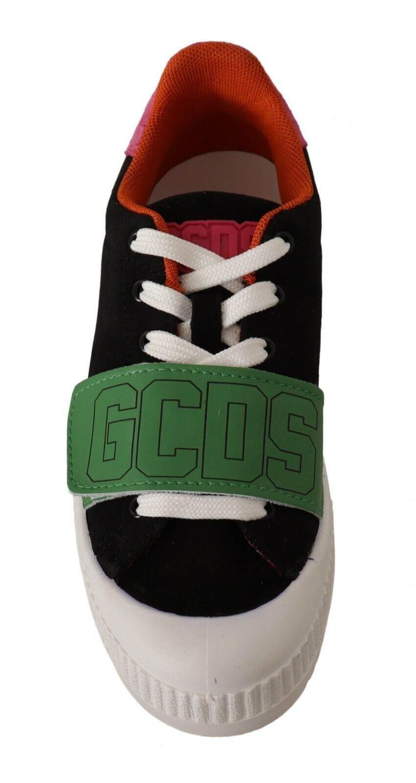 GCDS Stylish Multicolor Low Top Lace-Up Sneakers - Hilstor