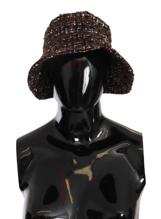 Dolce & Gabbana Multicolor Fabric Woven Wide Brim Bucket Hat - Hilstor